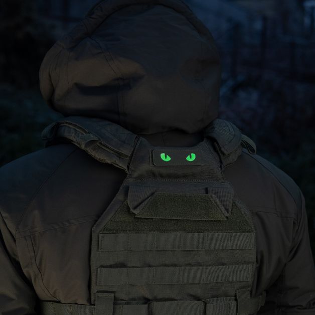 M-Tac нашивка Cat Eyes Laser Cut светонакопитель/Ranger Green