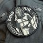 M-Tac нашивка Deus Vult 3D ПВХ черно-белая