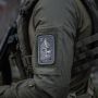 M-Tac нашивка Deus Vult Ace (жаккард) серая