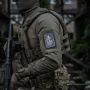 M-Tac нашивка Deus Vult Ace (жаккард) серая