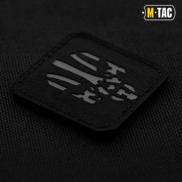 M-Tac нашивка Месник Laser Cut Black/Grey