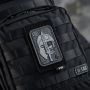 M-Tac нашивка Molon Labe Ace 3D ПВХ серая