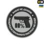 M-Tac нашивка Набої не дешеві ПВХ сіра