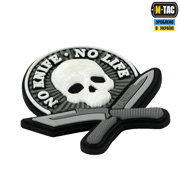 M-Tac нашивка No Knife - No Life 3D ПВХ