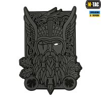 M-Tac нашивка Odin 3D ПВХ темно-серая