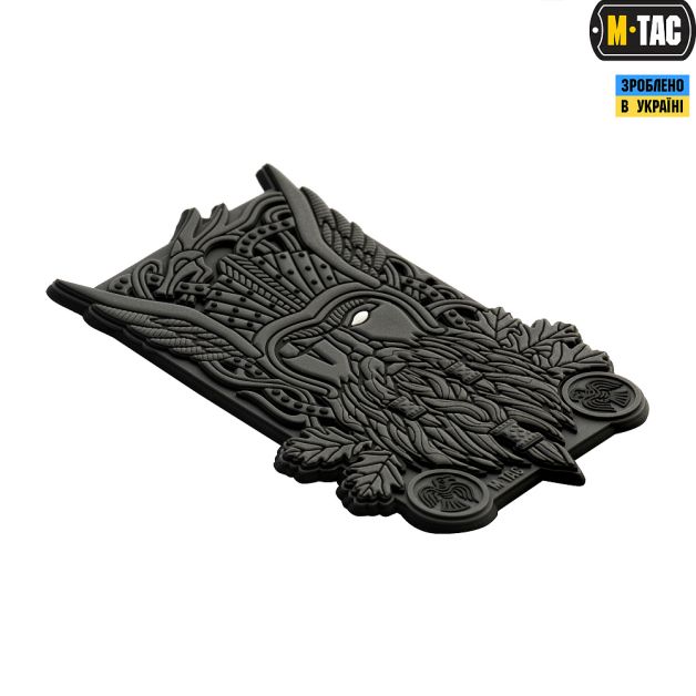 M-Tac нашивка Odin 3D PVC Dark Grey