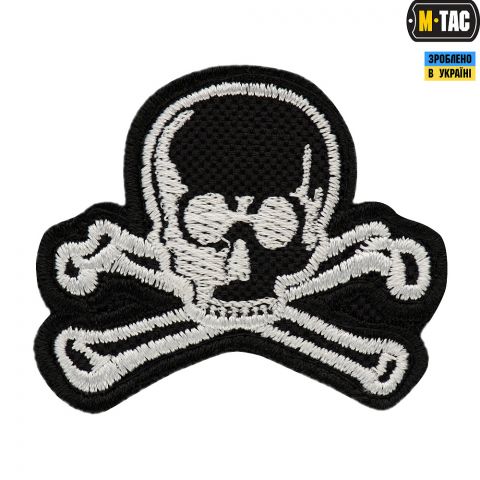 M-Tac нашивка Old Skull черная