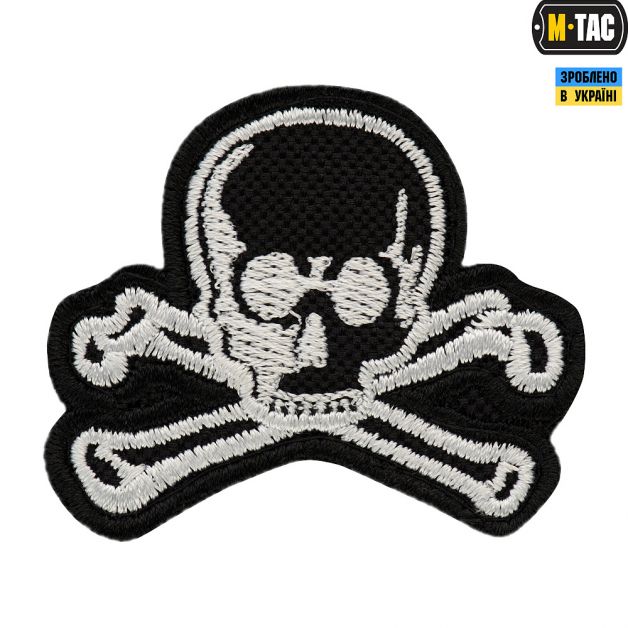 M-Tac нашивка Old Skull черная