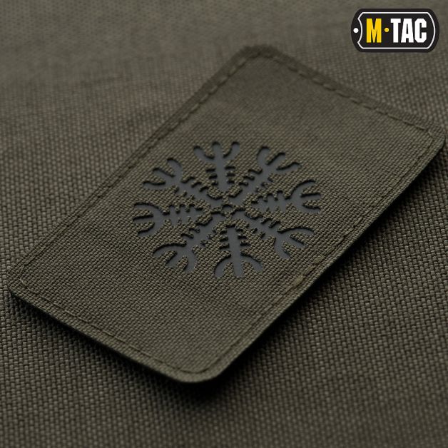 M-Tac нашивка шолом Жаху горизонтальна Laser Cut Ranger Green/Black