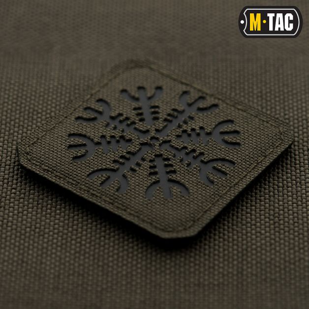 M-Tac нашивка шолом Жаху Laser Cut Ranger Green/Black