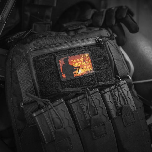 M-Tac нашивка Smell of Napalm Black