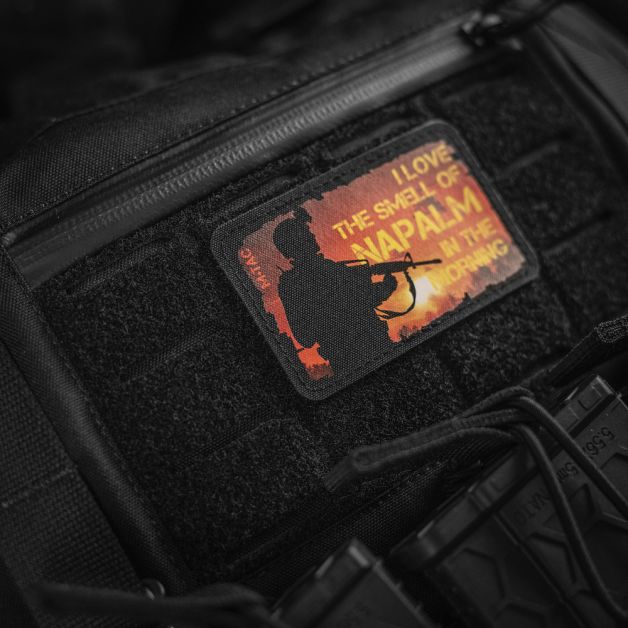 M-Tac нашивка Smell of Napalm Black