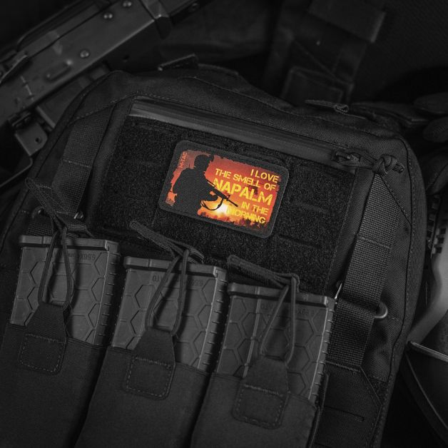 M-Tac нашивка Smell of Napalm Black