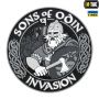 M-Tac нашивка Sons of Odin 3D ПВХ черный/серый