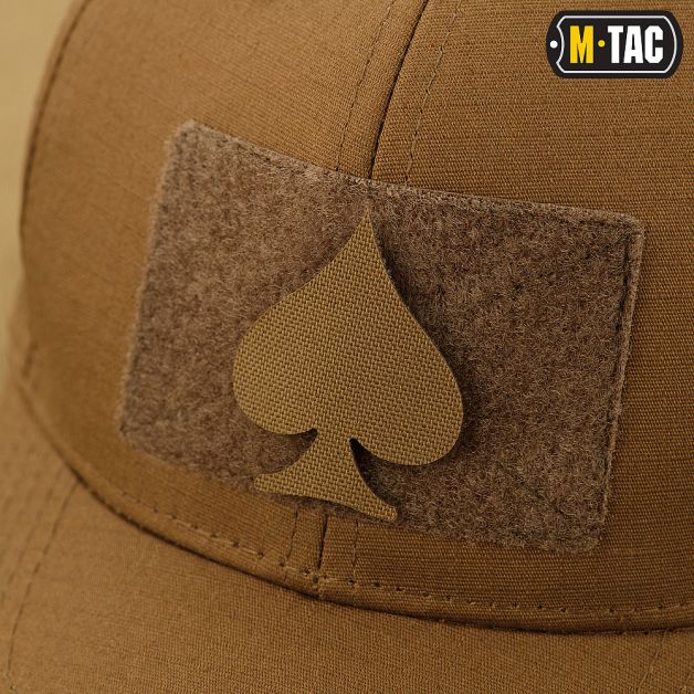 M-Tac нашивка Spades Laser Cut Coyote