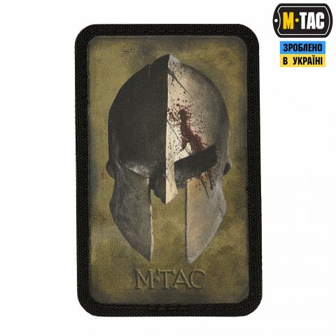 M-Tac нашивка Spartan Helmet Ranger Green/Black
