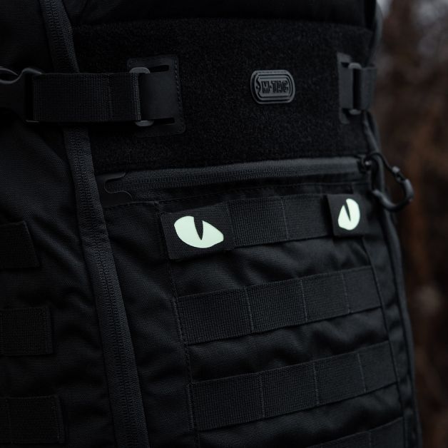 M-Tac нашивка Tiger eyes (пара) Black