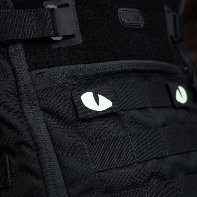 M-Tac нашивка Tiger eyes (пара) Black