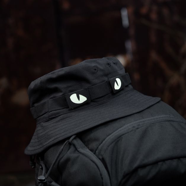M-Tac нашивка Tiger eyes (пара) Black