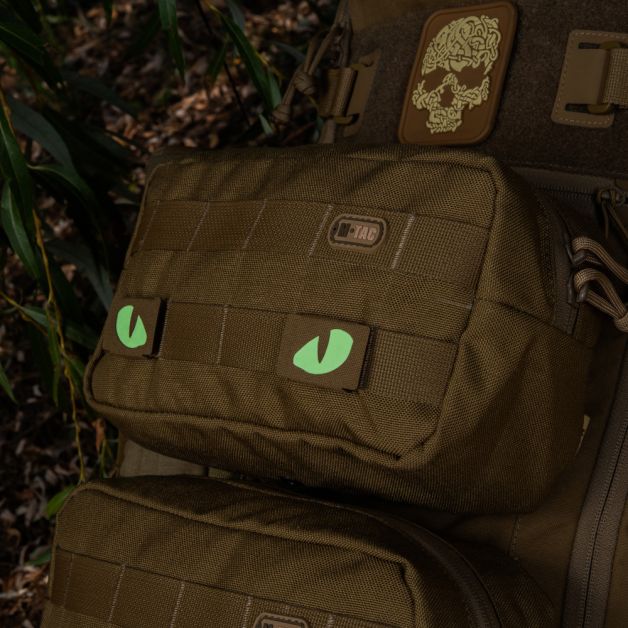 M-Tac нашивка Tiger eyes (пара) Coyote
