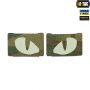M-Tac нашивка Tiger Eyes Laser Cut (пара) Multicam