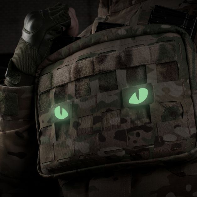 M-Tac нашивка Tiger Eyes Laser Cut (пара) Multicam
