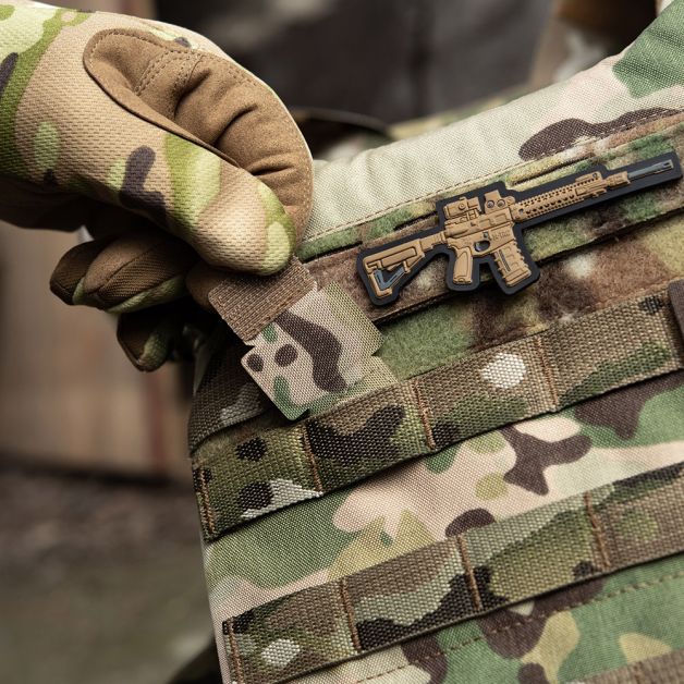 M-Tac нашивка Tiger Eyes Laser Cut (пара) Multicam