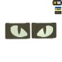 M-Tac нашивка Tiger eyes (пара) Ranger Green