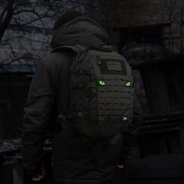 M-Tac нашивка Tiger eyes (пара) Ranger Green
