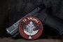 M-Tac нашивка Til Valhall ПВХ красно-черная