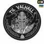 M-Tac нашивка Til Valhall ПВХ сіро-чорна