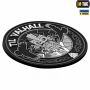 M-Tac нашивка Til Valhall ПВХ сіро-чорна