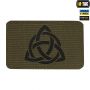 M-Tac нашивка Трикветр Laser Cut Ranger Green/Black