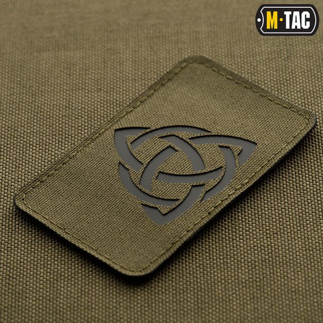 M-Tac нашивка Трикветр Laser Cut Ranger Green/Black
