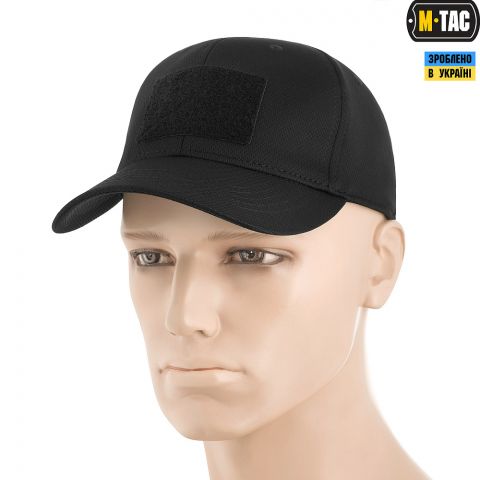 M-Tac бейсболка тактическая Flex Black