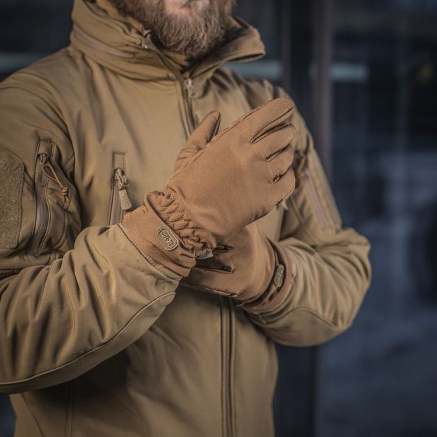 M-Tac перчатки Winter Soft Shell Coyote