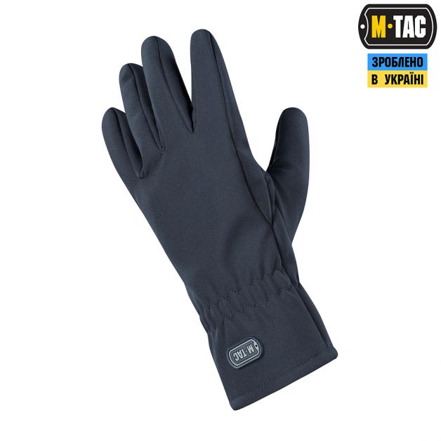 M-Tac перчатки Winter Soft Shell Dark Navy Blue