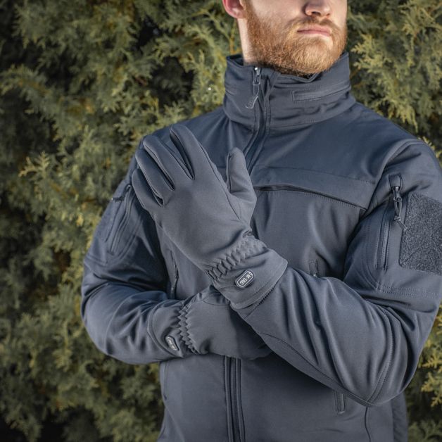 M-Tac перчатки Winter Soft Shell Dark Navy Blue