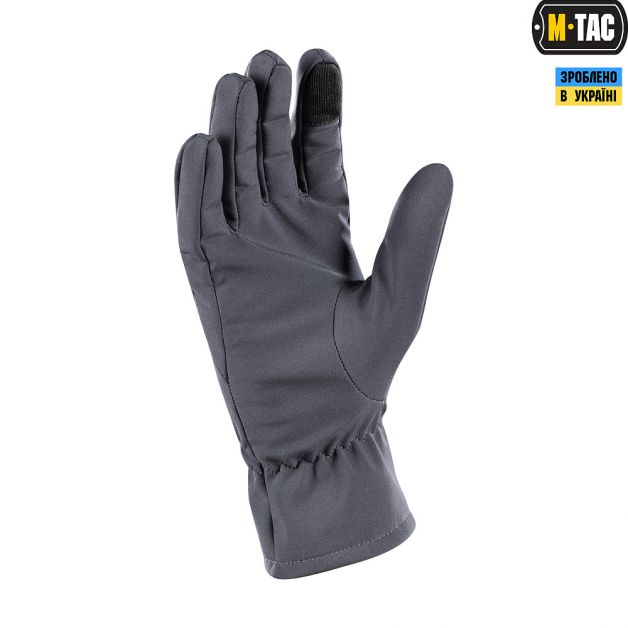 M-Tac перчатки Winter Soft Shell Grey