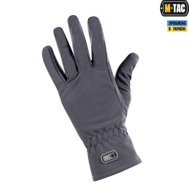 M-Tac перчатки Winter Soft Shell Grey