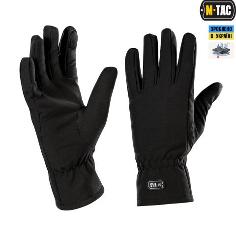 M-Tac перчатки Winter Soft Shell Black