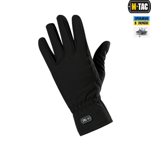 M-Tac перчатки Winter Soft Shell Black