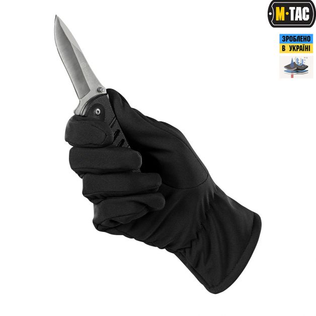 M-Tac перчатки Winter Soft Shell Black