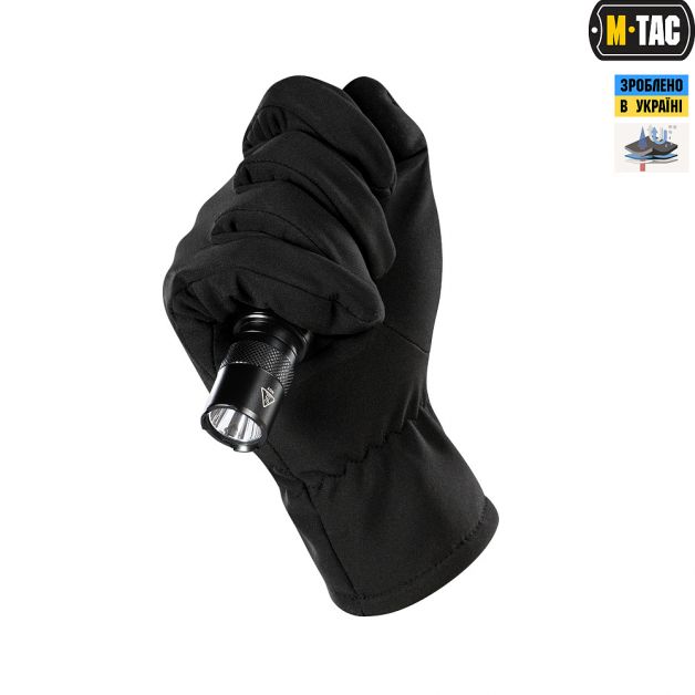 M-Tac перчатки Winter Soft Shell Black