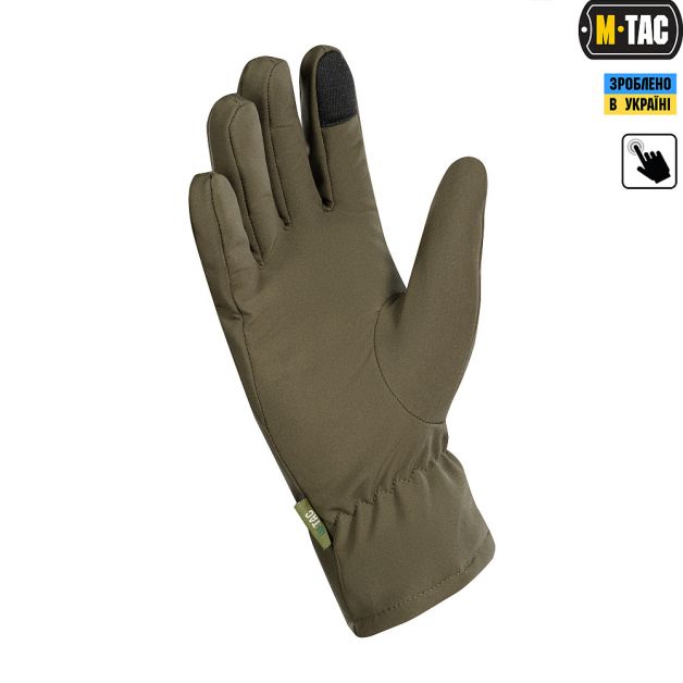 M-Tac перчатки Winter Soft Shell Olive