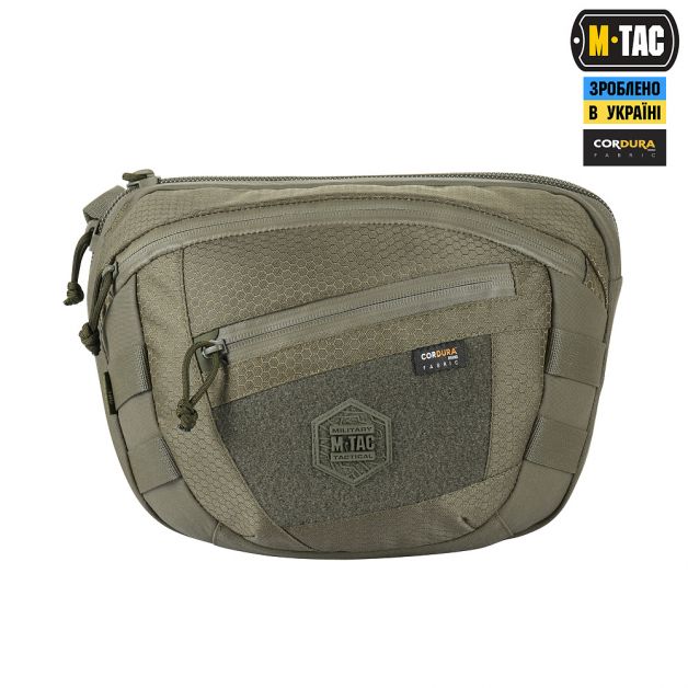 M-Tac сумка Sphaera Hex Hardsling Bag Large с липучкой Elite Ranger Green