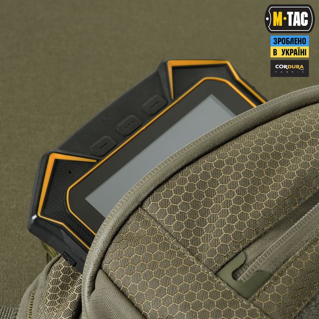 M-Tac сумка Sphaera Hex Hardsling Bag Large с липучкой Elite Ranger Green