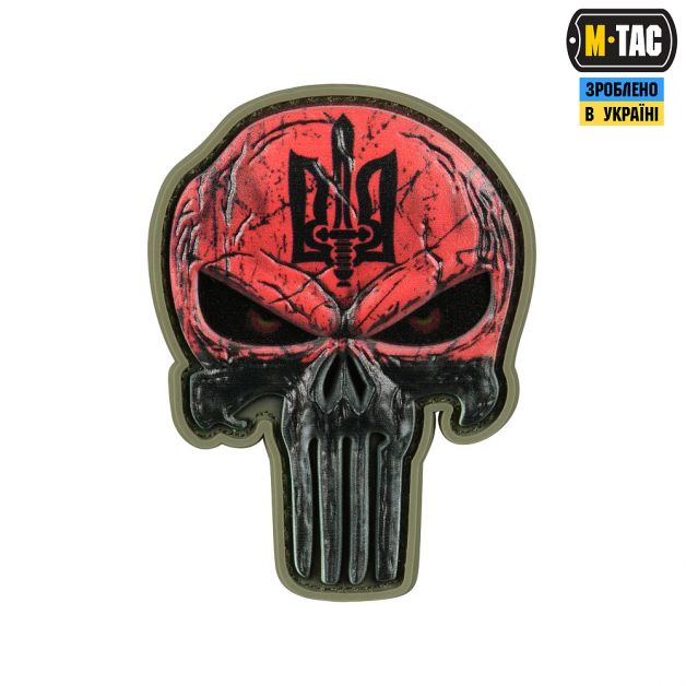 Нашивка Punisher Червоний