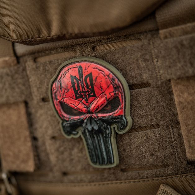 Нашивка Punisher Червоний