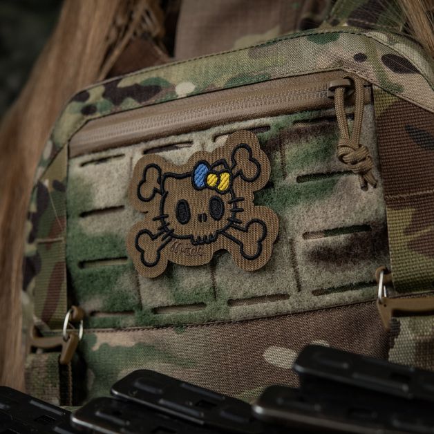 M-Tac нашивка KITTY контур (вишивка) Coyote
